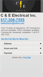 Mobile Screenshot of candeelectricalinc.com